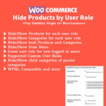 WooCommerce Hide Products by User RolesVery cheap price & Original product ! We Purchase And Download From Original Authors You’ll Receive Untouched And Unmodified Files 100% Clean Files & Free From Virus Unlimited Domain Usage Free New Version Product Version : 6.3.3 Product Last Updated : 11.09.2019 License : GPLVery cheap price & Original product ! We Purchase And Download From Original Authors You’ll Receive Untouched And Unmodified Files 100% Clean Files & Free From Virus Unlimited Domain Usage Free New Version Product Version : 6.3.3 Product Last Updated : 11.09.2019 License : GPL